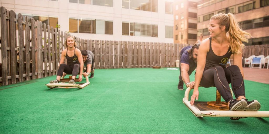 Thomas Circle Rooftop Outdoor Workout Space has been renovated.