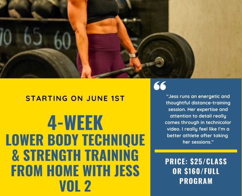 4-Week Lower Body Training from Home with Jess Falborn